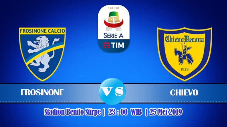 Prediksi Skor Bola Frosinone vs Chievo 25 Mei 2019