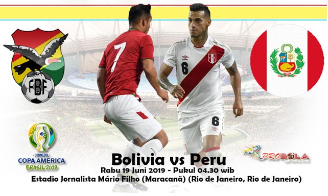 Prediksi Skor Bola Bolivia vs Peru 19 Juni 2019