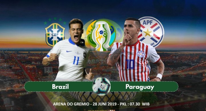 Prediksi Skor Bola Brazil vs Paraguay 28 Juni 2019
