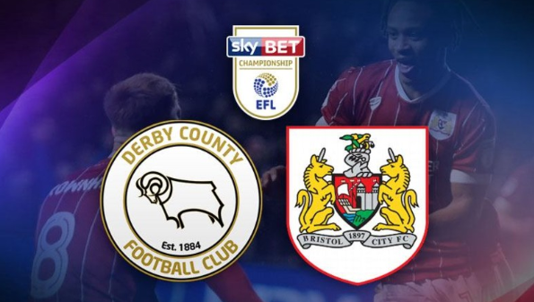 Prediksi Skor Bola Derby County VS Bristol City 21 Agustus 2019