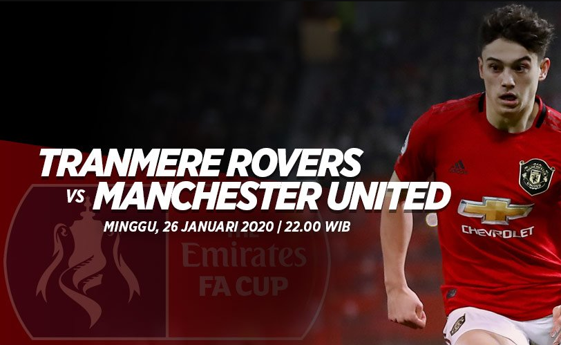 Prediksi Skor Bola Tranmere VS Manchester Utd 26 Januari 2020