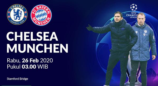 Prediksi Skor Bola Chelsea VS Bayern Munchen 26 Februari 2020