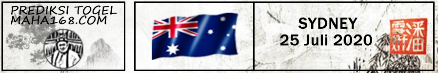Prediksi Togel Sydney Hari Ini Tanggal 25 Juli