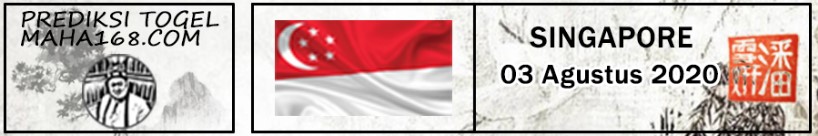 Prediksi Togel Singapore Hari Ini Tanggal 03 Agustus