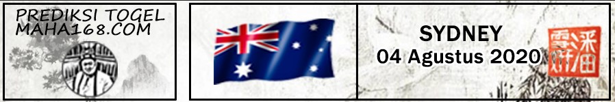Prediksi Togel Sydney Hari Ini Tanggal 04 Agustus