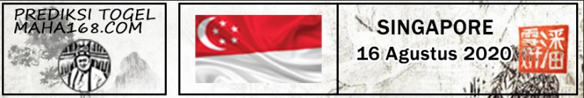 Prediksi Togel Singapore Hari Ini Tanggal 16 Agustus