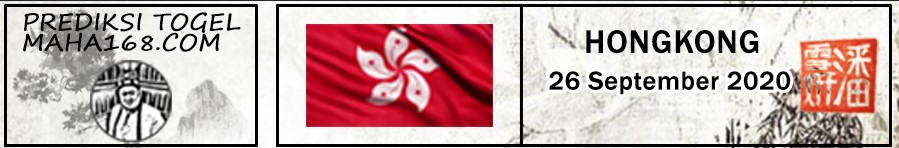 Prediksi Togel Hongkong Sabtu Tanggal 26 September