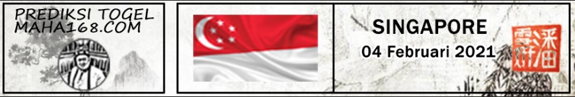 Prediksi Togel Singapore Kamis Tanggal 04 Februari