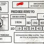 Prediksi Togel Singapore Hari Ini Tanggal 03 Maret 2019