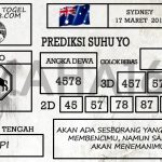 PREDIKSI TOGEL SYDNEY HARI INI TANGGAL 17 MARET 2019