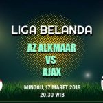 Prediksi Skor Bola AZ Alkmaar vs Ajax Amsterdam 17 Maret 2019
