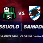 Prediksi Skor Bola Sassuolo vs Sampdoria 16 Maret 2019