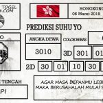 Prediksi Togel Hongkong Hari Ini Tanggal 06 Maret 2019