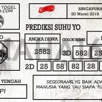 Prediksi Togel Singapore Hari Ini Tanggal 20 Maret 2019