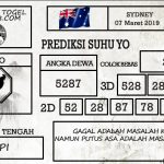 Prediksi Togel Sydney Hari Ini Tanggal 07 Maret 2019