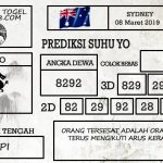 Prediksi Togel Sydney Hari Ini Tanggal 08 Maret 2019