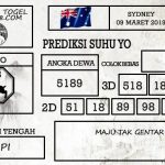 Prediksi Togel Sydney Hari Ini Tanggal 09 Maret 2019