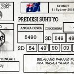Prediksi Togel Sydney Hari Ini Tanggal 11 Maret 2019