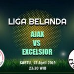 Prediksi Skor Bola Ajax vs Excelsior 13 April 2019