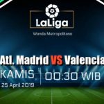 Prediksi Skor Bola Atletico Madrid vs Valencia 25 April 2019