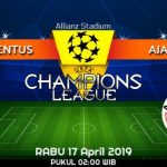 Prediksi Skor Bola Juventus vs Ajax 17 April 2019