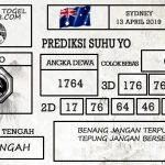 Prediksi Togel Sydney Hari Ini Tanggal 13 April 2019