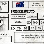 Prediksi Togel Sydney Hari Ini Tanggal 19 April 2019