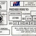 Prediksi Togel Sydney Hari Ini Tanggal 26 April 2019
