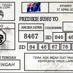 Prediksi Togel Sydney Hari Ini Tanggal 27 April 2019