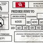 Prediksi Togel Hongkong Hari Ini Tanggal 23 Mei 2019