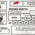 Prediksi Togel Singapore Hari Ini Tanggal 11 Mei 2019