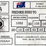 Prediksi Togel Sydney Hari Ini Tanggal 21 Mei 2019