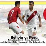 Prediksi Skor Bola Bolivia vs Peru 19 Juni 2019