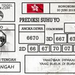 Prediksi Togel Hongkong Hari Ini Tanggal 20 Juni 2019