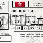 Prediksi Togel Hongkong Hari Ini Tanggal 27 Juni 2019