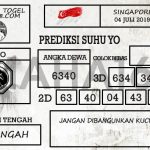 Prediksi Togel Singapore Hari Ini Tanggal 04 Juli 2019