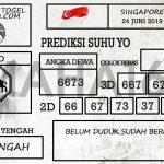 Prediksi Togel Singapore Hari Ini Tanggal 24 Juni 2019
