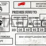Prediksi Togel Singapore Hari Ini Tanggal 26 Juni 2019