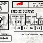 Prediksi Togel Singapore Hari Ini Tanggal 27 Juni 2019
