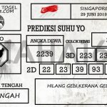 Prediksi Togel Singapore Hari Ini Tanggal 29 Juni 2019