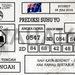 Prediksi Togel Sydney Hari Ini Tanggal 05 Juli 2019
