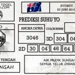 Prediksi Togel Sydney Hari Ini Tanggal 20 Juni 2019