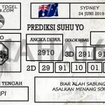 Prediksi Togel Sydney Hari Ini Tanggal 24 Juni 2019