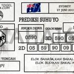 Prediksi Togel Sydney Hari Ini Tanggal 27 Juni 2019