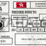 Prediksi Togel Hongkong Hari Ini Tanggal 19 Juli