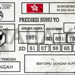 Prediksi Togel Hongkong Hari Ini Tanggal 25 Juli