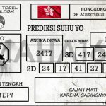 Prediksi Togel Hongkong Hari Ini Tanggal 26 Agustus