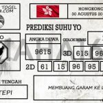 Prediksi Togel Hongkong Hari Ini Tanggal 30 Agustus
