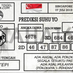Prediksi Togel Singapore Hari Ini Tanggal 07 Juli