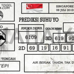 Prediksi Togel Singapore Hari Ini Tanggal 08 Juli